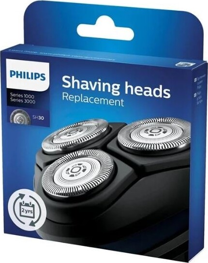 Philips - Sh30 Udskiftningshoveder Til Series 1000 + 3000 - 3 Stk.