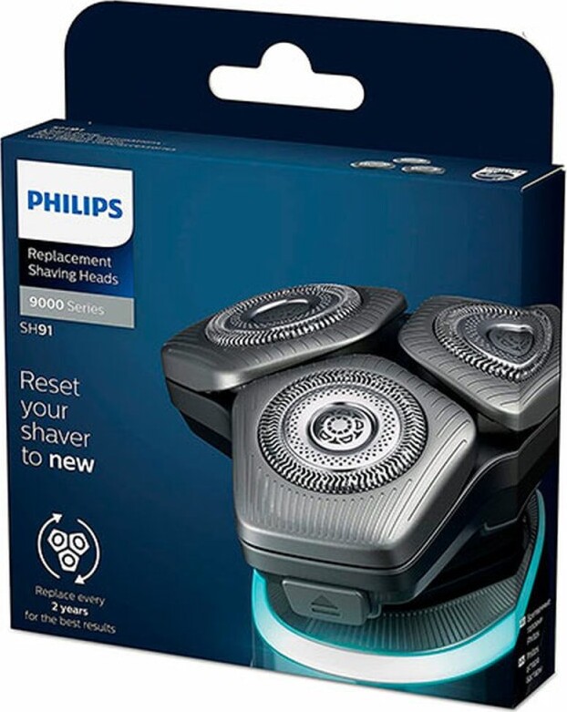 Philips Sh91/50 - Barberhoveder Til Series 9000 Og Series 9800 - 3 Stk