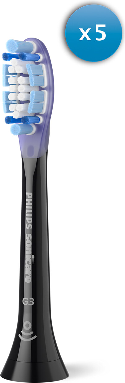 Philips - Sonicare Gum Care - Sorte - 5 Tandbørstehoveder