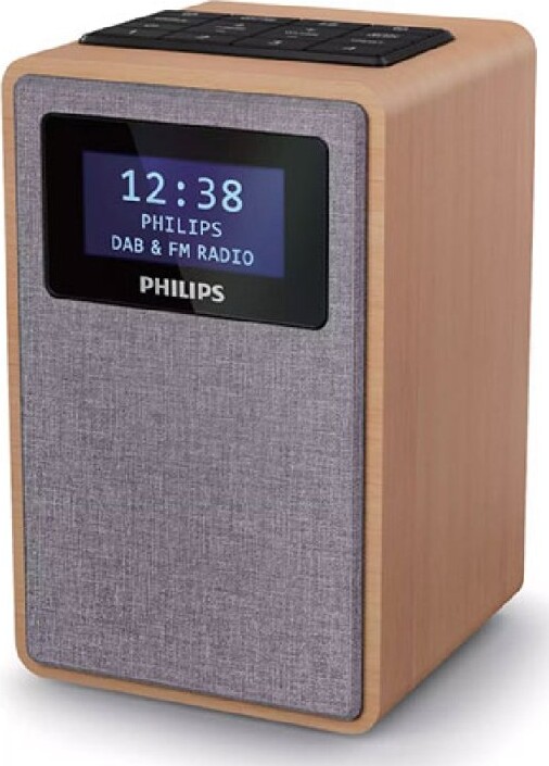 koncept fyrretræ Faderlig Philips Tar5005 - Dab+ Fm Clock Radio Med Alarm - Grå Brun | Se tilbud og  køb på Gucca.dk