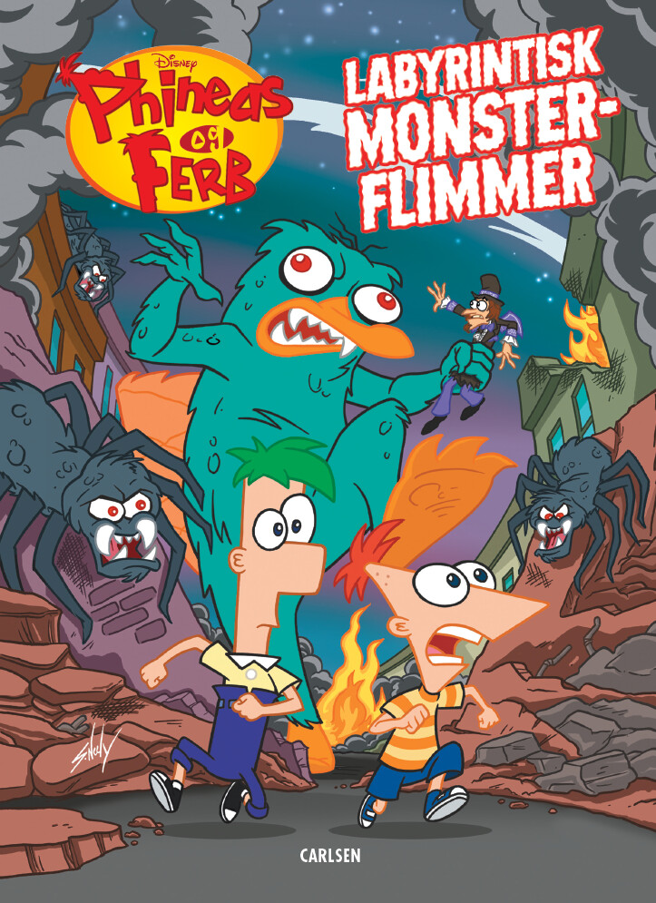 Phineas Og Ferb: Labyrintisk Monsterflimmer - Graphic Novel - Bog
