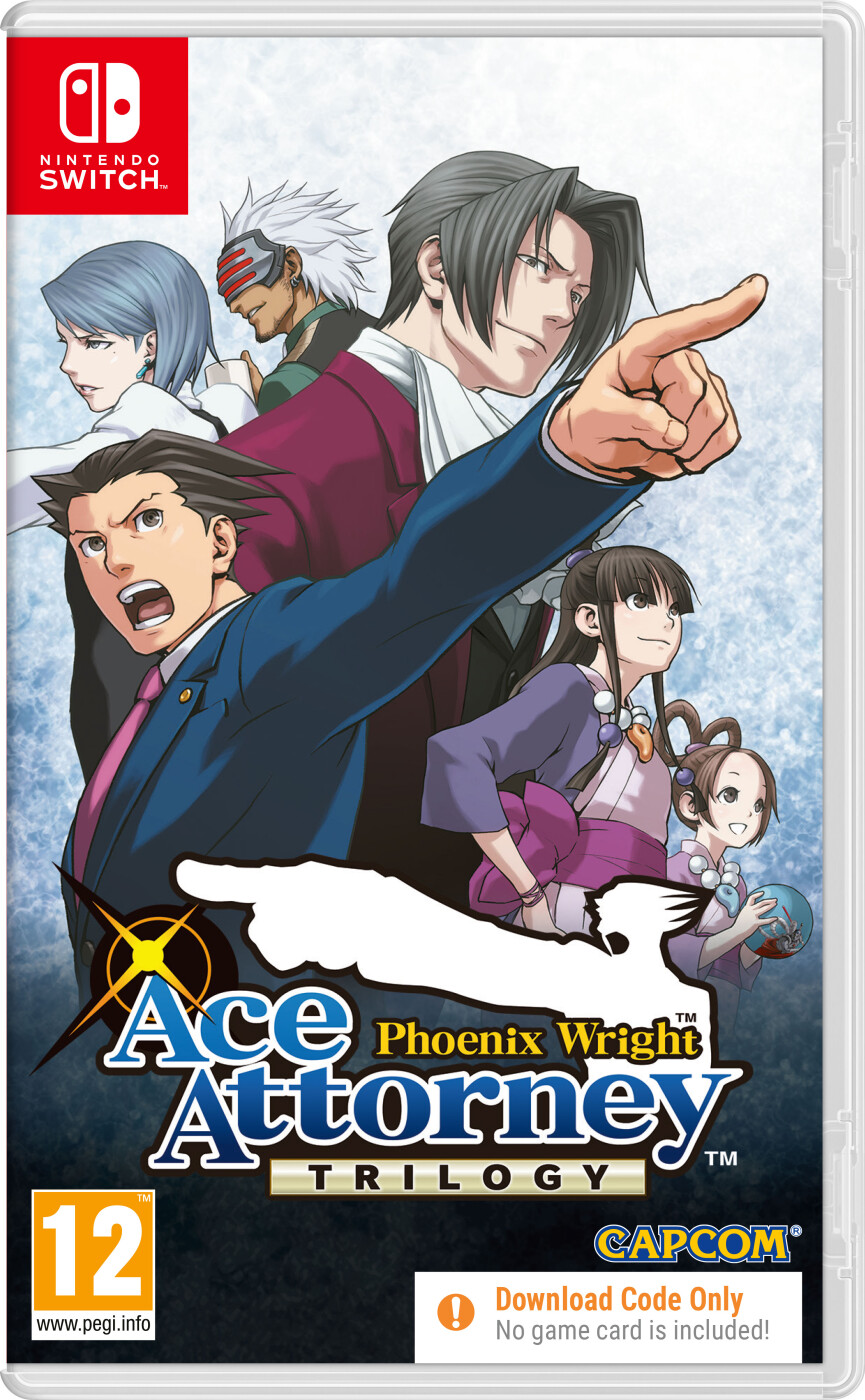 Phoenix Wright Ace Attorney Trilogy - Kode I Boks  - Nintendo Switch