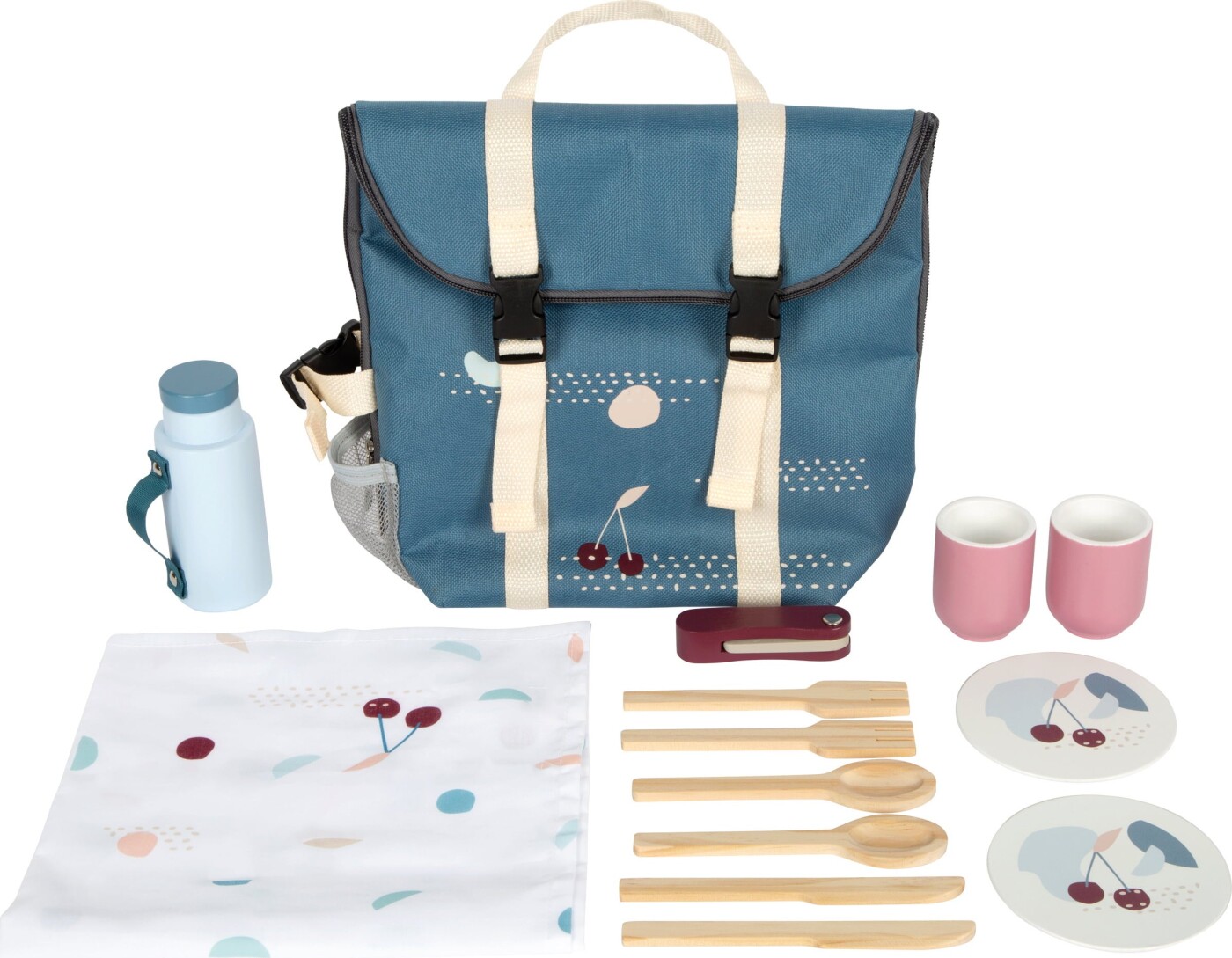 Picnic Taske Med Indhold - Legesæt Til Børn - Small Foot