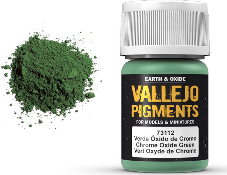 Vallejo - Pigments - Chrome Oxide Green - 35 Ml - 73112