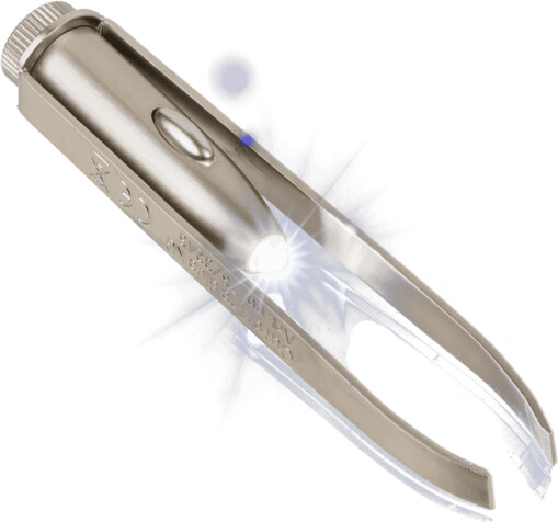 Hobby Pincet Med Lys - Inkl. Batterier