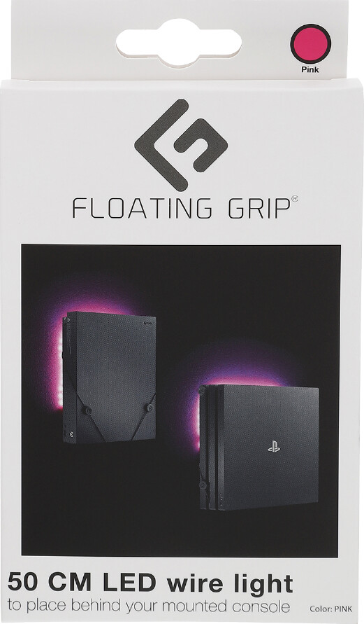 Floating Grip - Led Lys Til Playstation Og Xbox - Pink