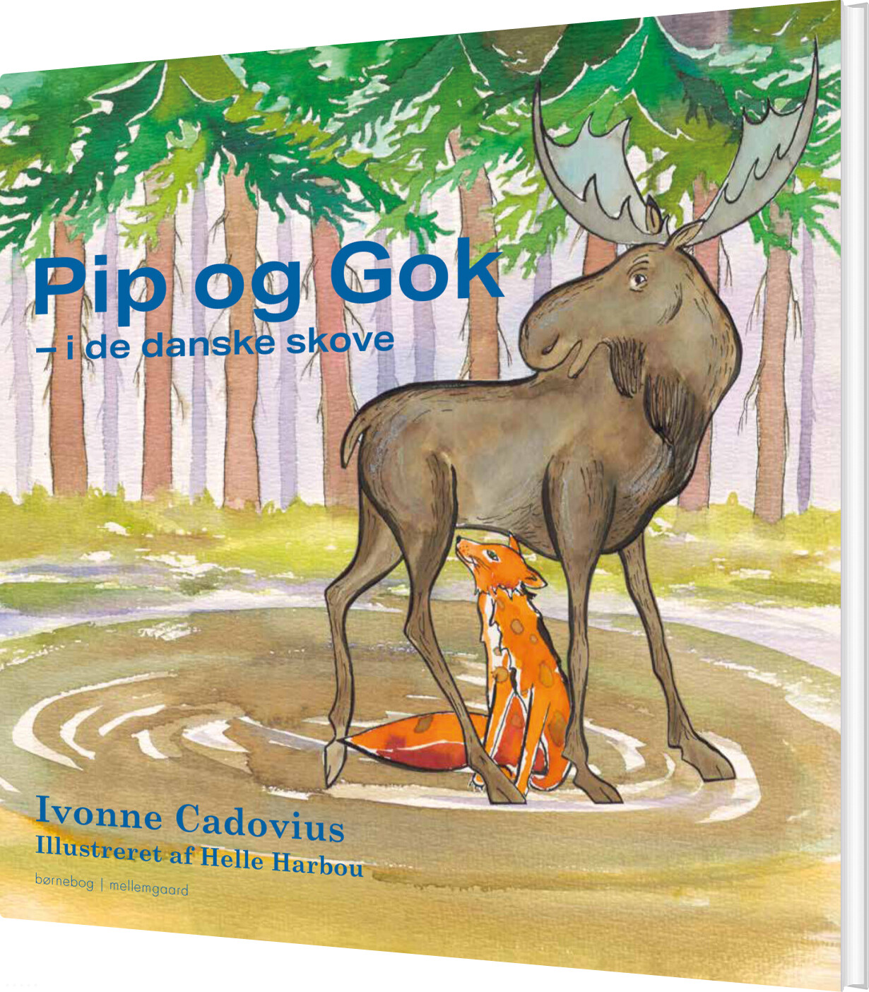 Billede af Pip Og Gok - I De Danske Skove - Ivonne Cadovius - Bog hos Gucca.dk