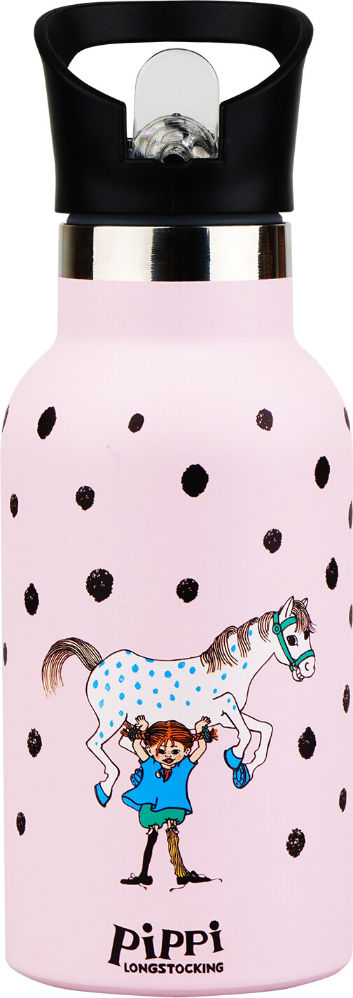 Pippi - Drikkeflaske - Pink