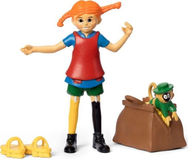 Pippi Langstrømpe - Pippi Figur Sæt