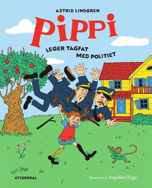 Pippi Leger Tagfat Med Politiet - Astrid Lindgren - Bog