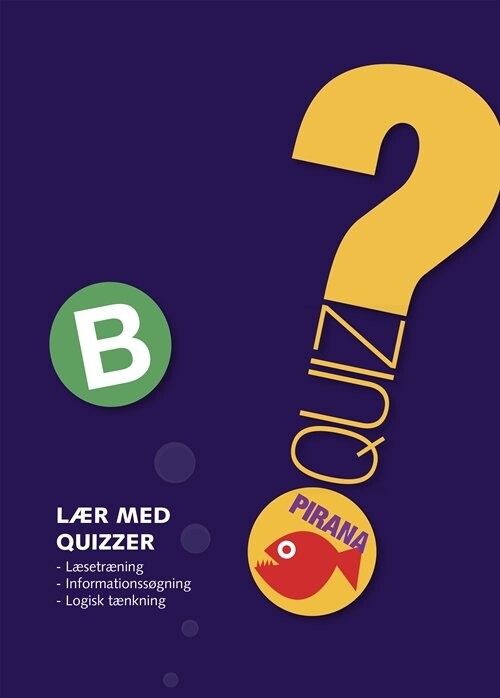 Billede af Pirana - Lær Med Quizzer B - Diverse - Bog