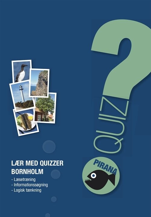 Billede af Pirana - Lær Med Quizzer Bornholm - Troels Gollander - Bog