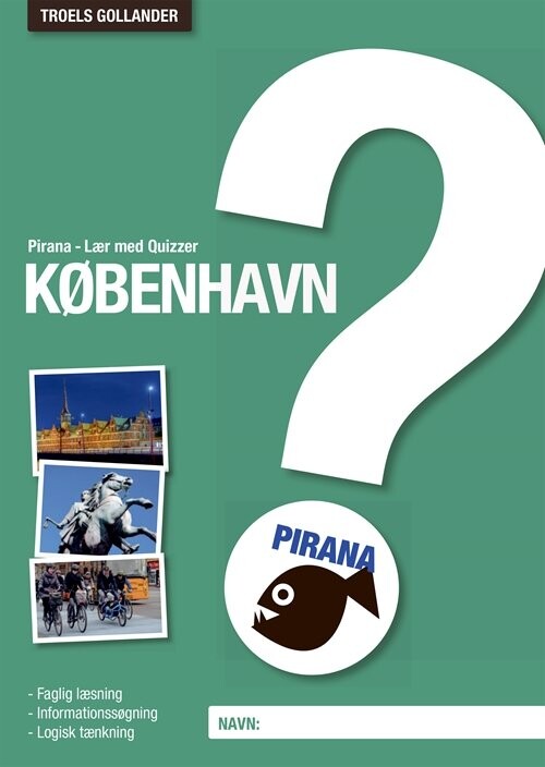 Billede af Pirana - Lær Med Quizzer København - Troels Gollander - Bog