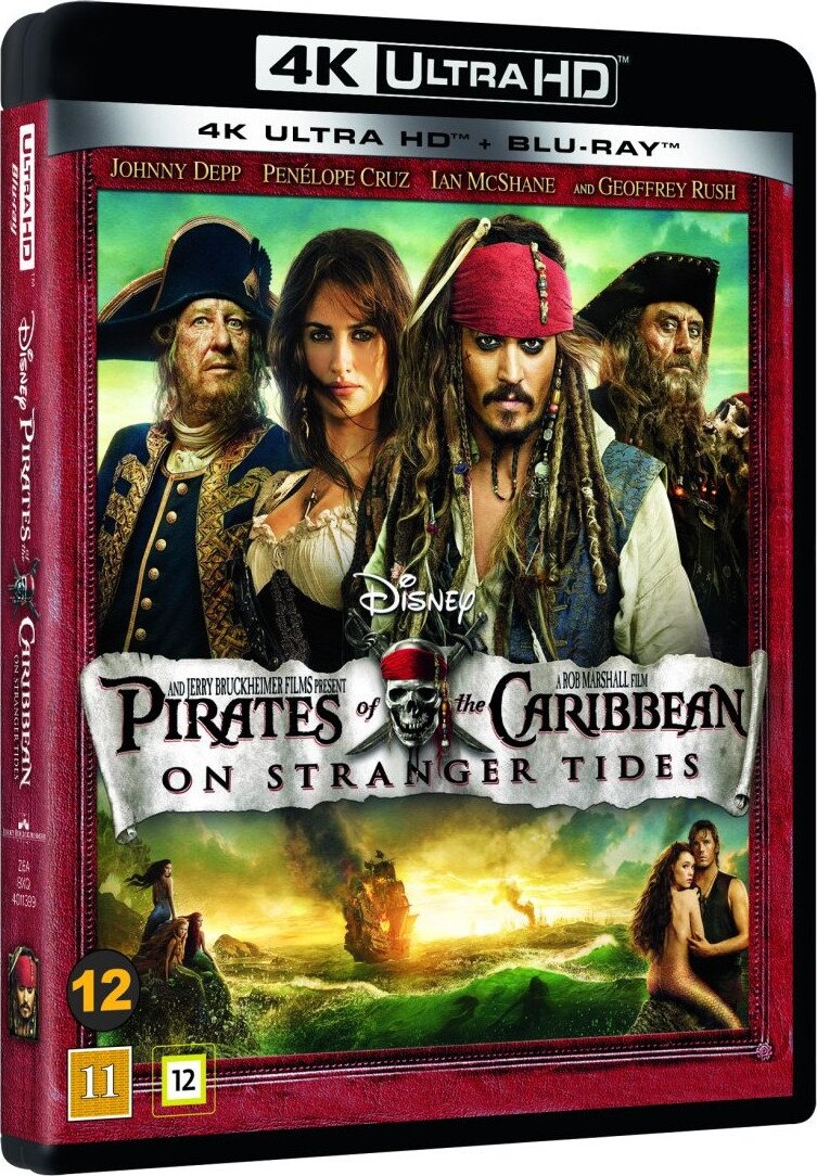 Pirates Of The Caribbean: On Stranger Tides - 4K Blu-Ray