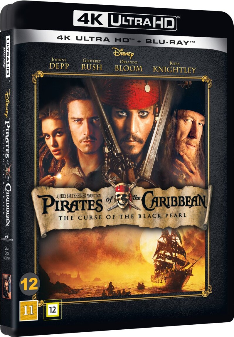 Pirates Of The Caribbean: The Curse Of The Black Pearl - 4K Blu-Ray