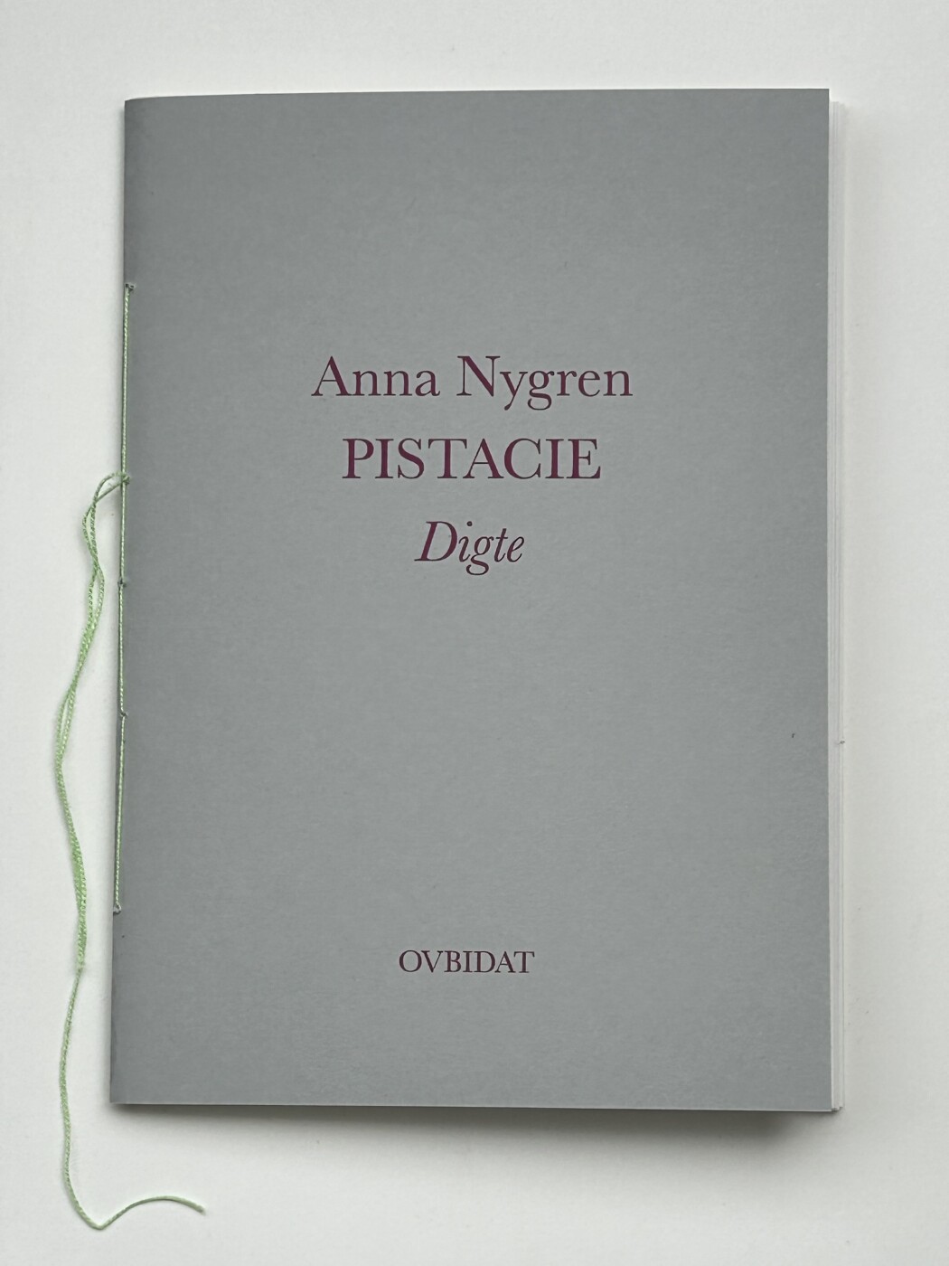 Pistacie - Digte - Anna Nygren - Bog