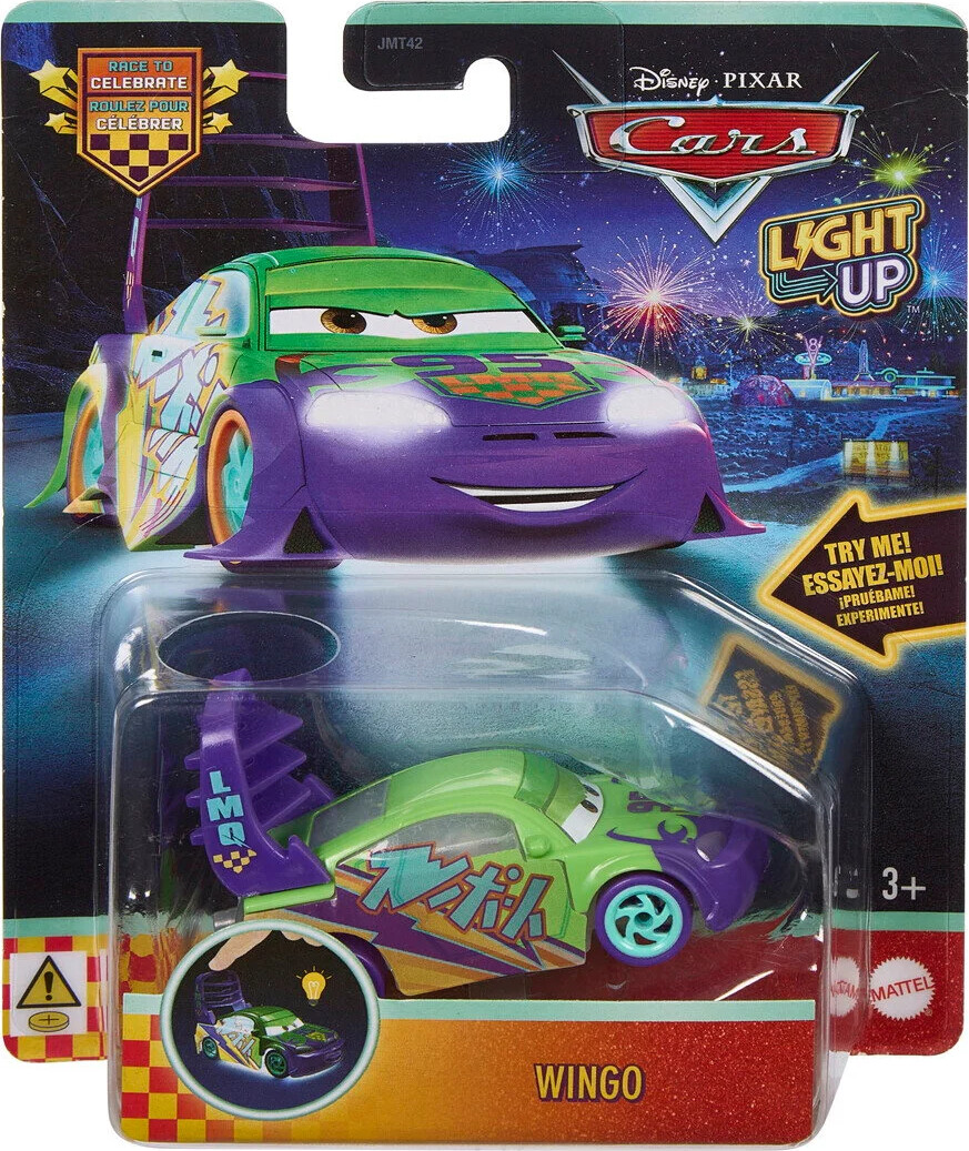 Pixar Cars 1:55 Light Feature Singles - Wingo (jmt47) - Mattel