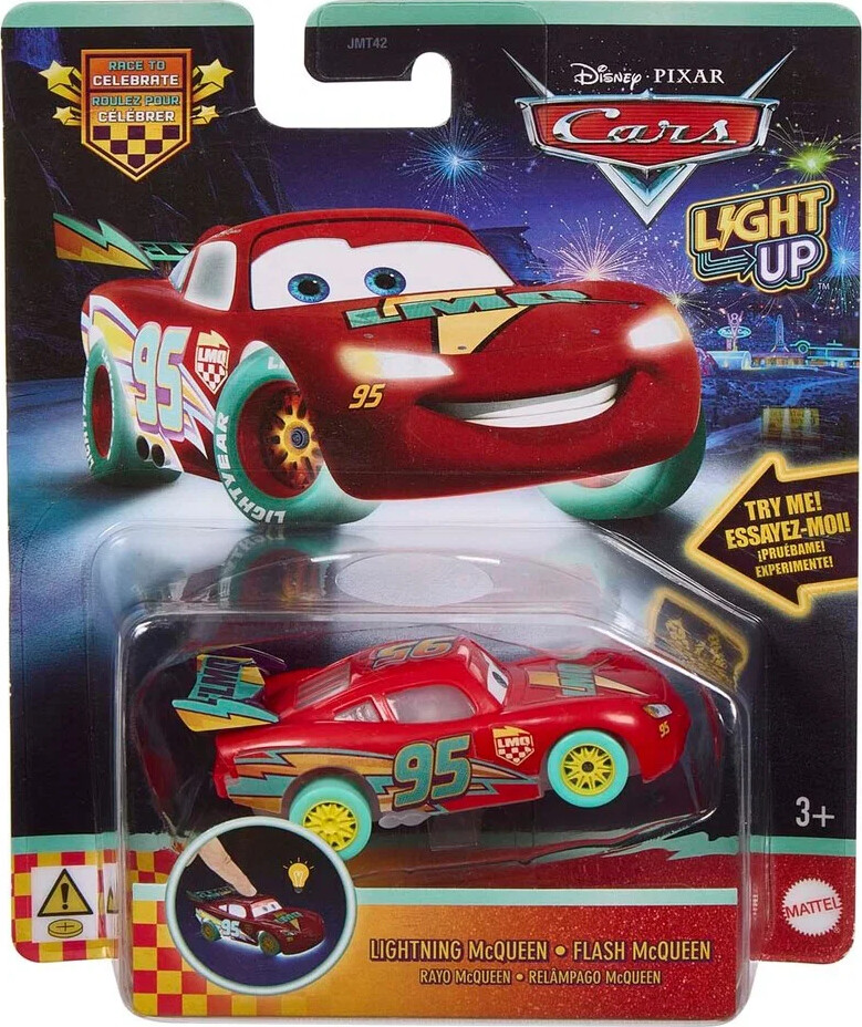 Pixar Cars - 1:55 Light Up Biler Assorterede