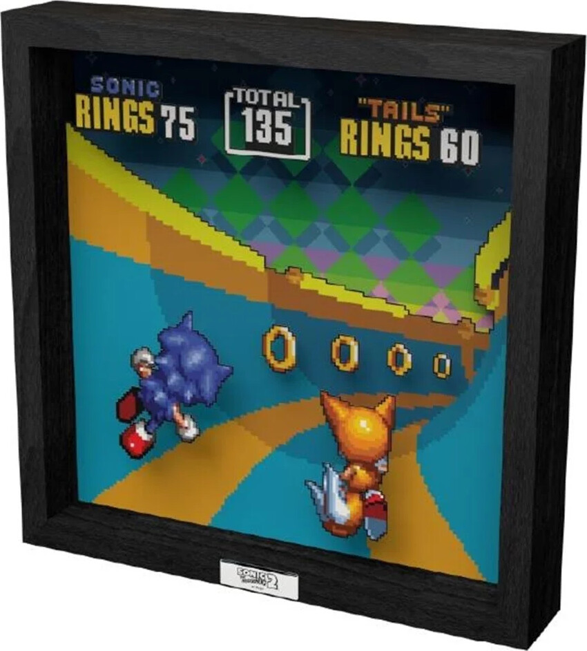 Pixel Frames - Sonic the Hedgehog 2: Special Stage - Billede