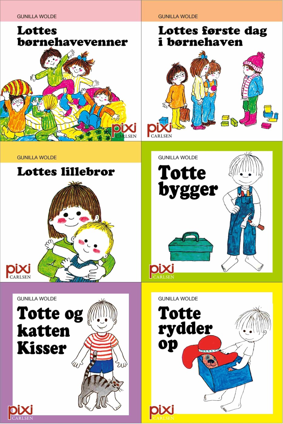 Pixi®-serie 155: Totte & Lotte - Gunilla Wolde - Bog