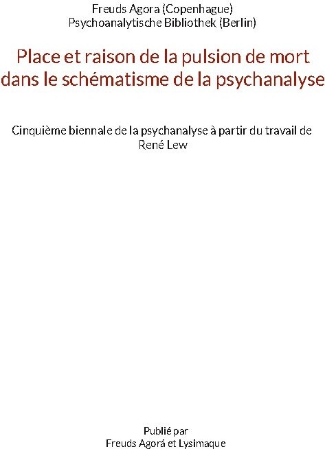 Billede af Place Et Raison De La Pulsion De Mort Dans Le Schématisme De La Psychanalyse - Osvaldo Cariola - Fransk Bog