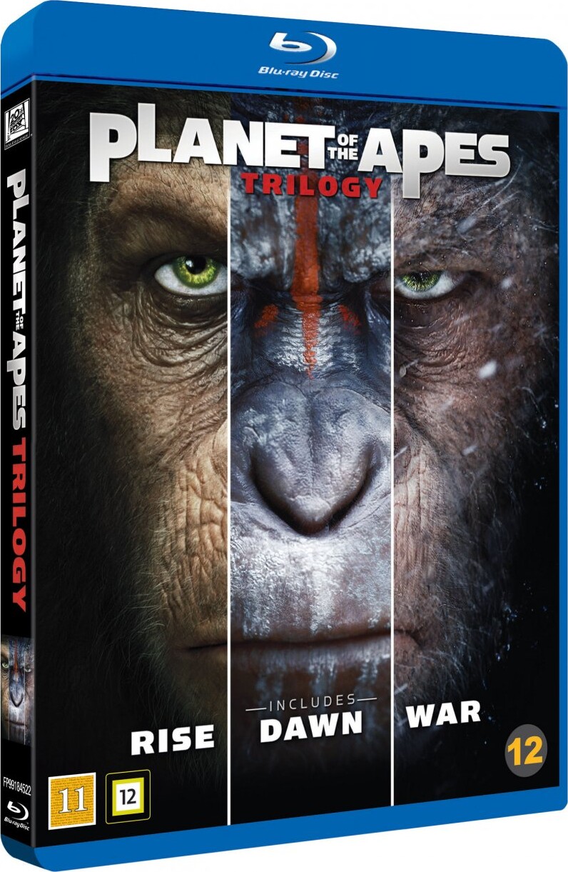 Abernes Planet / Planet Of The Apes - Trilogy - Blu-Ray