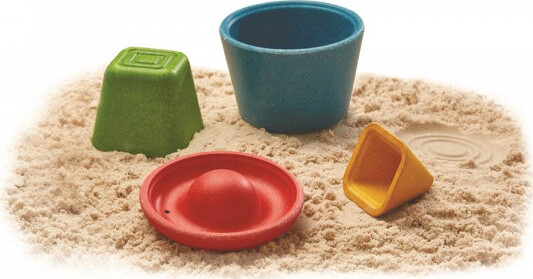 Plantoys - Sandlegetøj Med 4 Forme