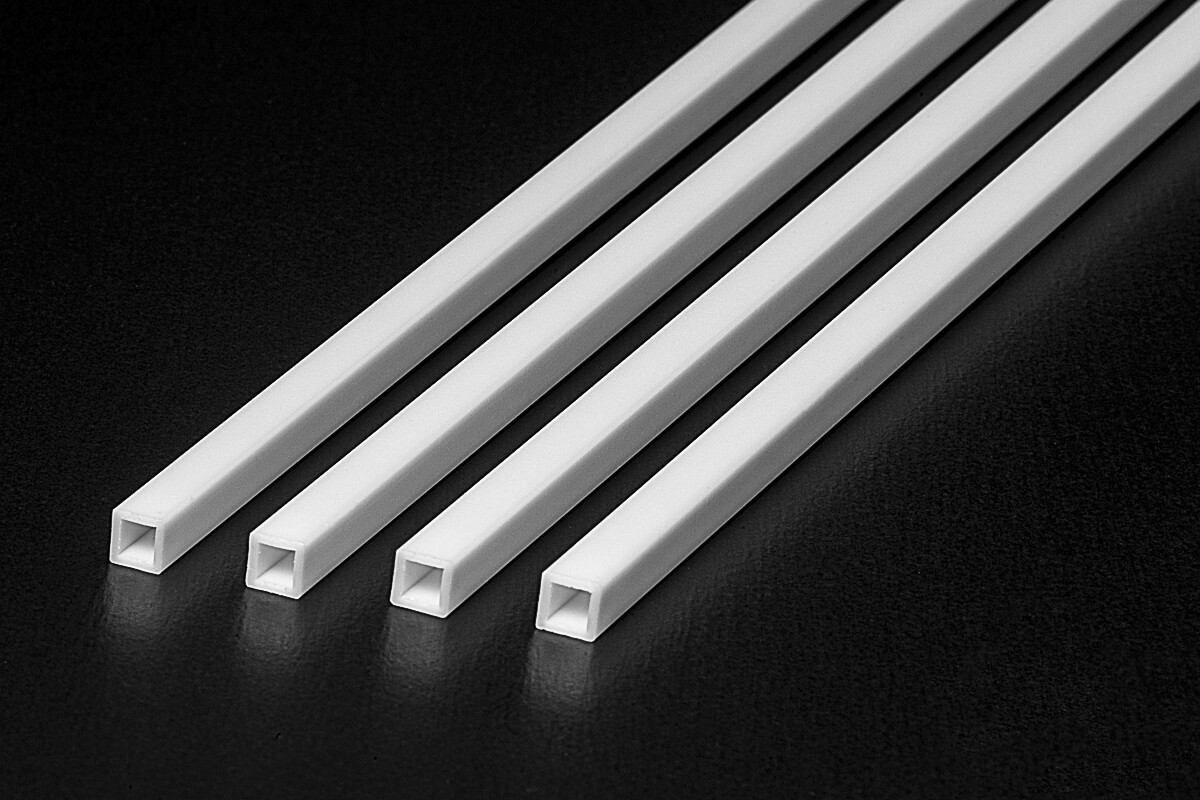 Tamiya - Plastic Beams - 5 Mm Square Tube - 4 Stk - 70262