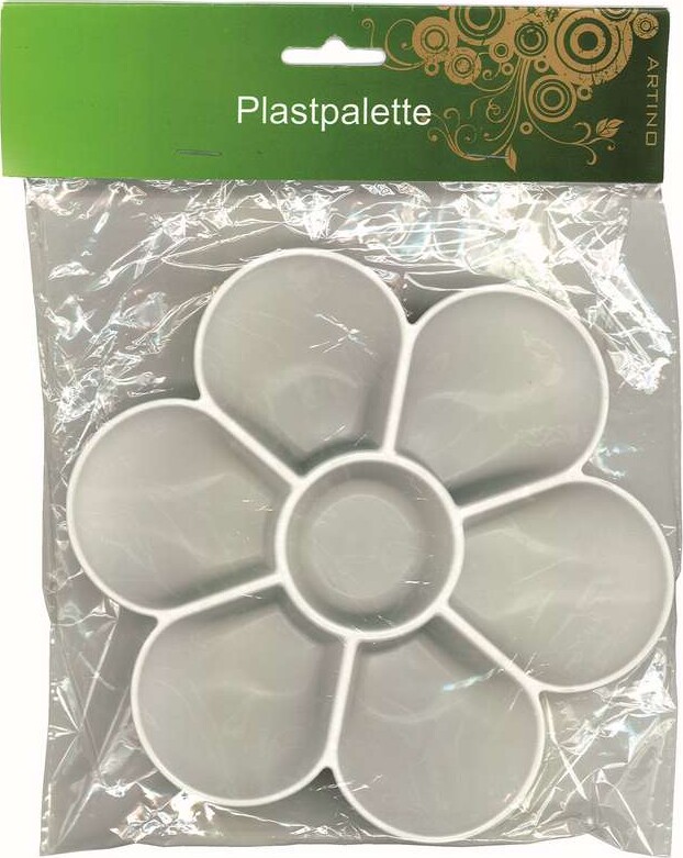 Plastpalette Blomst 7 Rums - Artino