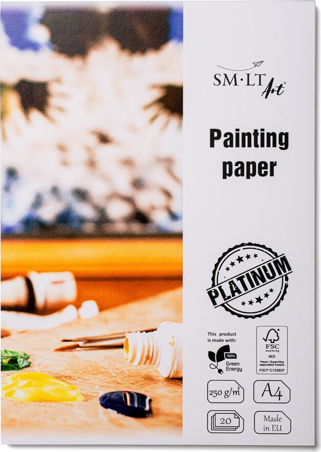 SMLT PLATINUM Painting Paper A4. 250g. 20 ark
