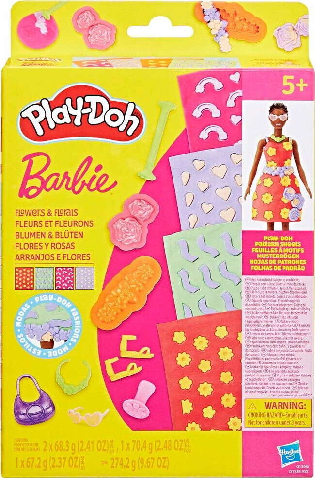 Play-doh - Barbie Designer Mønstre Assorterede