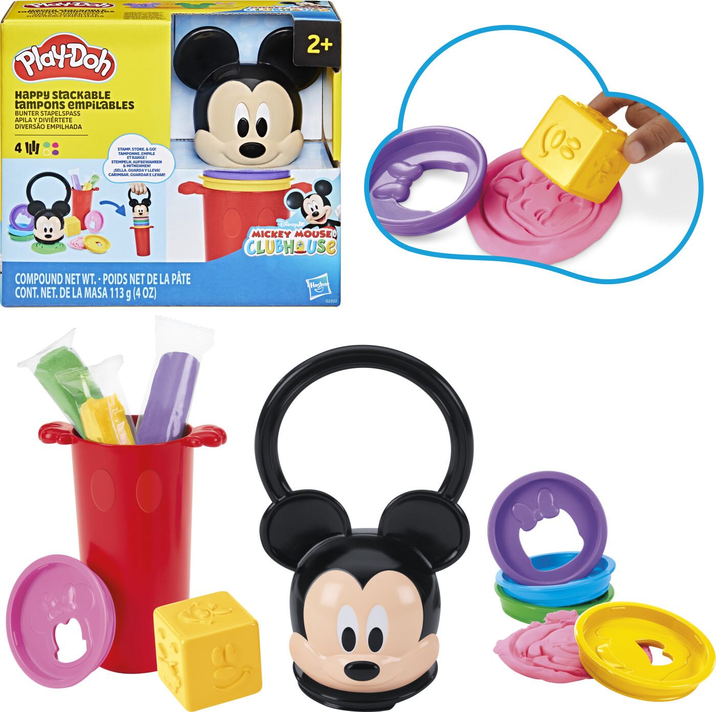 Play-doh - Happy Stackable - Disney Mickey Mouse Clubhouse