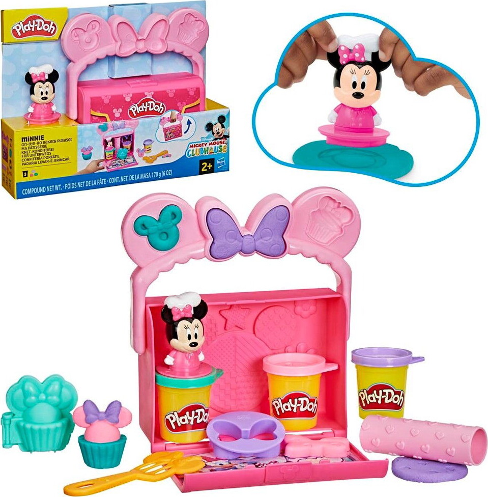 Play-doh - On-the-go Bakery Playset - Minnie Mouse Clubhouse