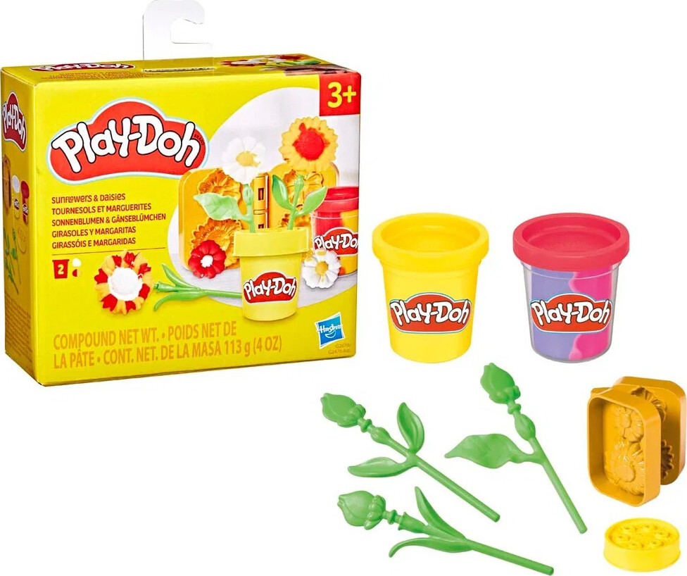 Play-doh - Lil Flowers Modellervoks - Assorteret - Hasbro G2476