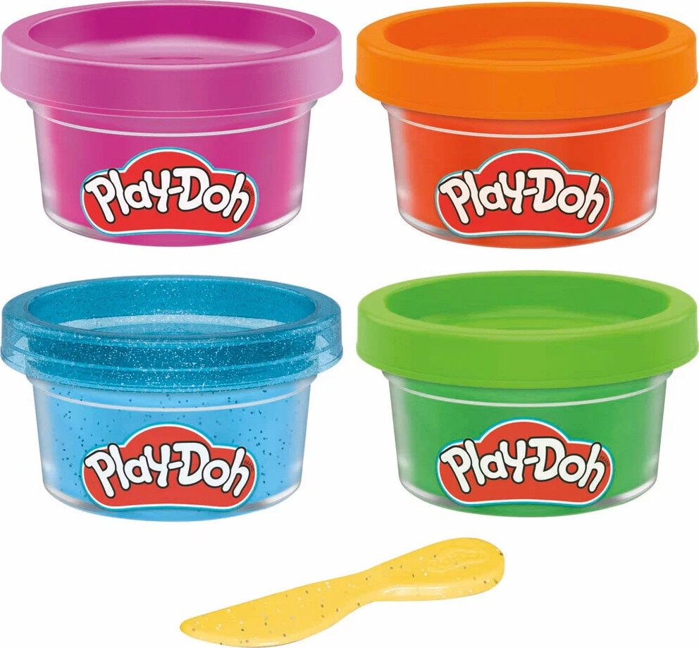 Play-doh - Mini Farve - 4-pak 113 G - Assorteret - Hasbro F7172