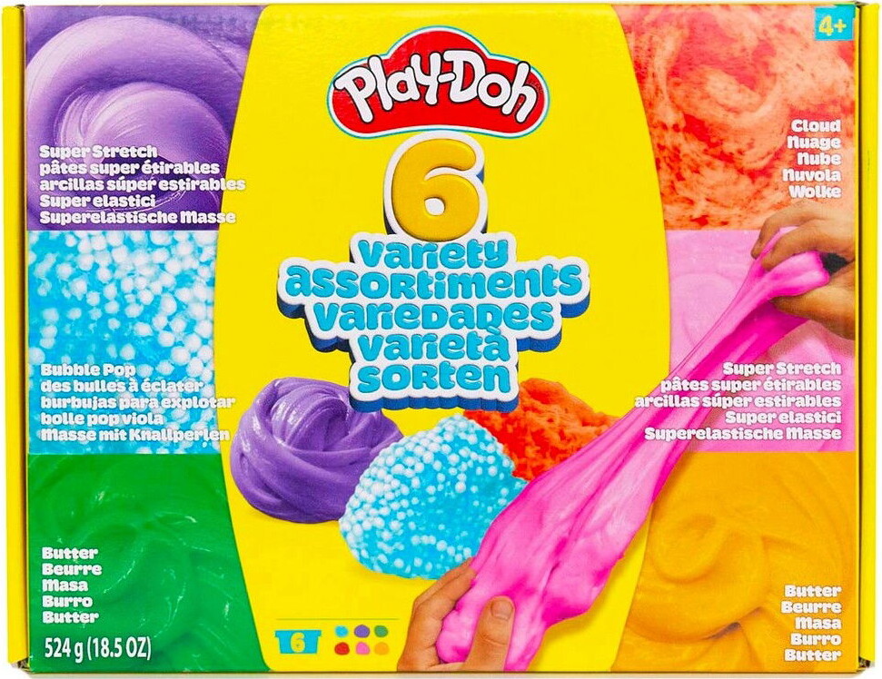 Play-doh - Multi Variety Modellervoks Specialvarianter - 6-pak
