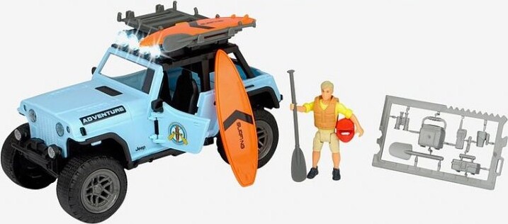 Billede af Dickie Toys - Legetøjsbil Med Action Figur - Jeep Med Lyd Og Lys
