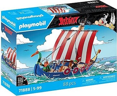 Playmobil Asterix - Vikingeskib legesæt (88 dele)