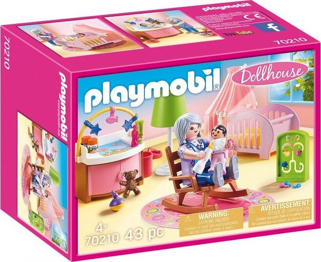 Se Playmobil Dollhouse - Babys Værelse - 70210 hos Gucca.dk