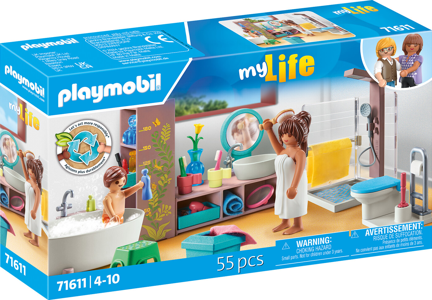 Playmobil Mylife - Badeværelse Legesæt - 71611