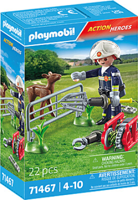 Billede af Playmobil Action Heroes - Brandmændenes Dyreredning - 71467 hos Gucca.dk