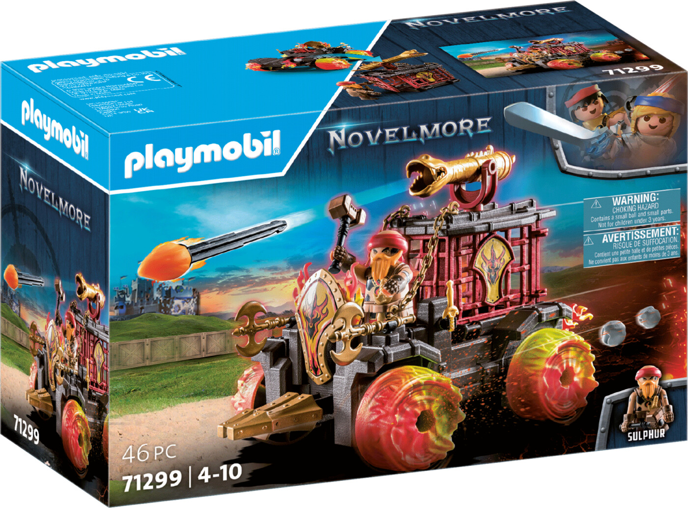 Playmobil Novelmore - Burnham Raiders - Ildkampvogn - 71299