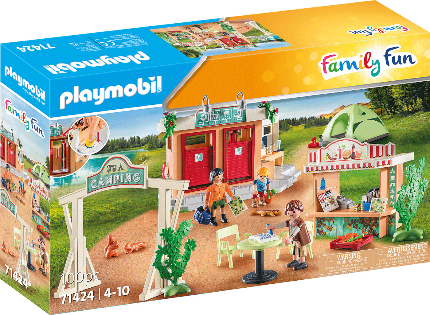 Billede af Playmobil Family Fun - Campingplads - 71424