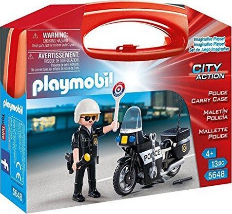 Playmobil City Action - Politi Køretøj Og Figur - 5648
