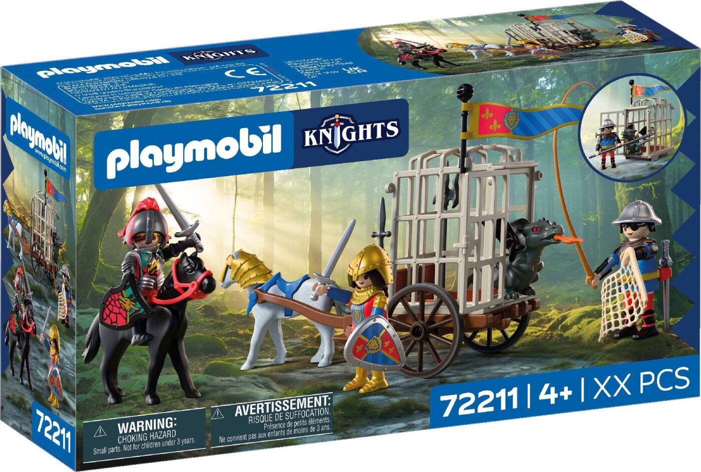 Playmobil 72211 - Dragon Abduction - Knights - Ridder Figur Sæt