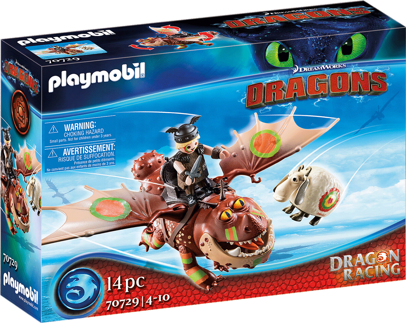 Playmobil Dragerytterne Fiskeben Fedknold - 70729 | Se tilbud og køb