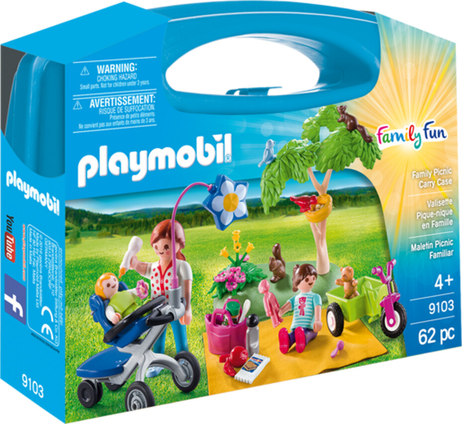 Billede af Playmobil Family Fun - Picnic Kuffertsæt - 91037
