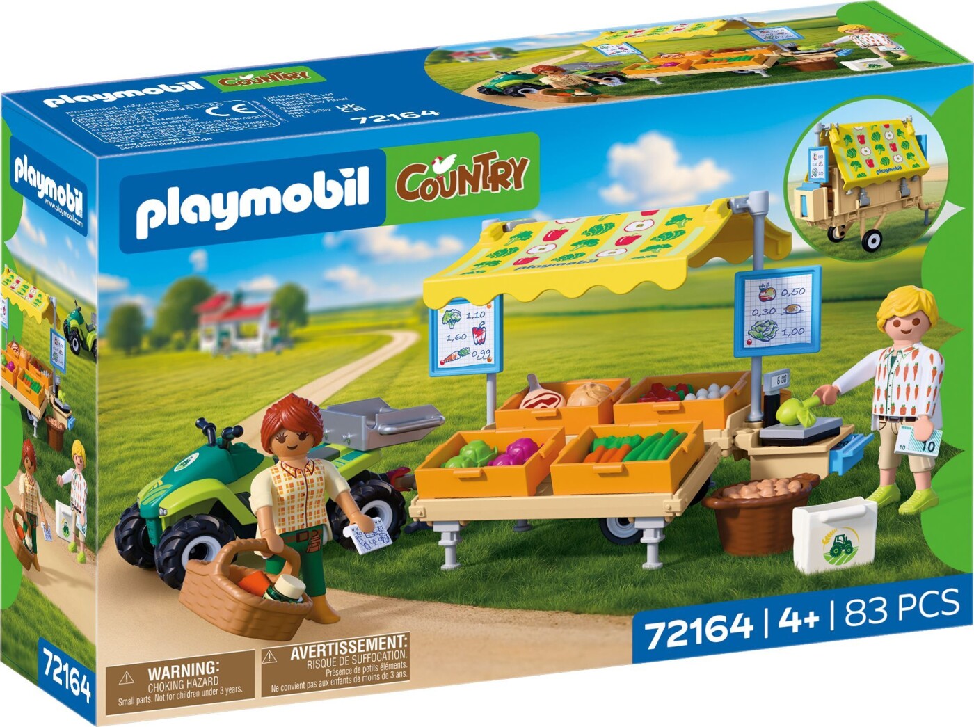 Playmobil 72164 - Farm Stand - Country - Bondegårdsbod