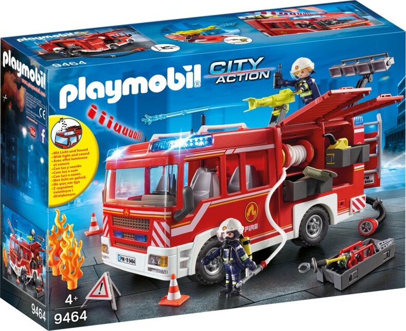 Derive Saks hjælpe Playmobil City Action - Brandbil Udrykningsvogn - 9464 | Se tilbud og køb  på Gucca.dk
