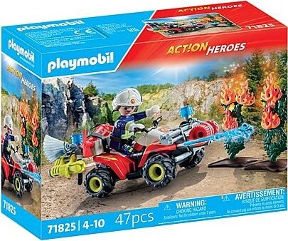 Playmobil Action Heroes - Brandsluknings Quad - 71825